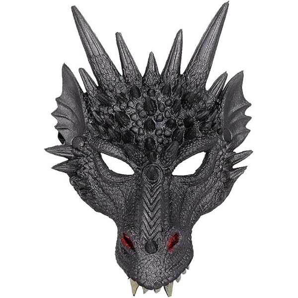 Amazon.com: Himine Cosplay Mask Dragon's Head Mask for Festival
